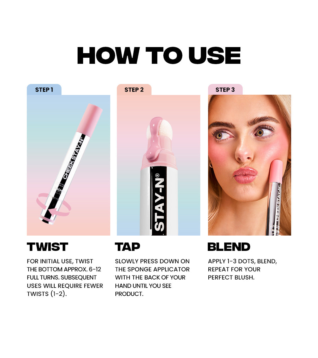 Cheek STAY-N® Duo